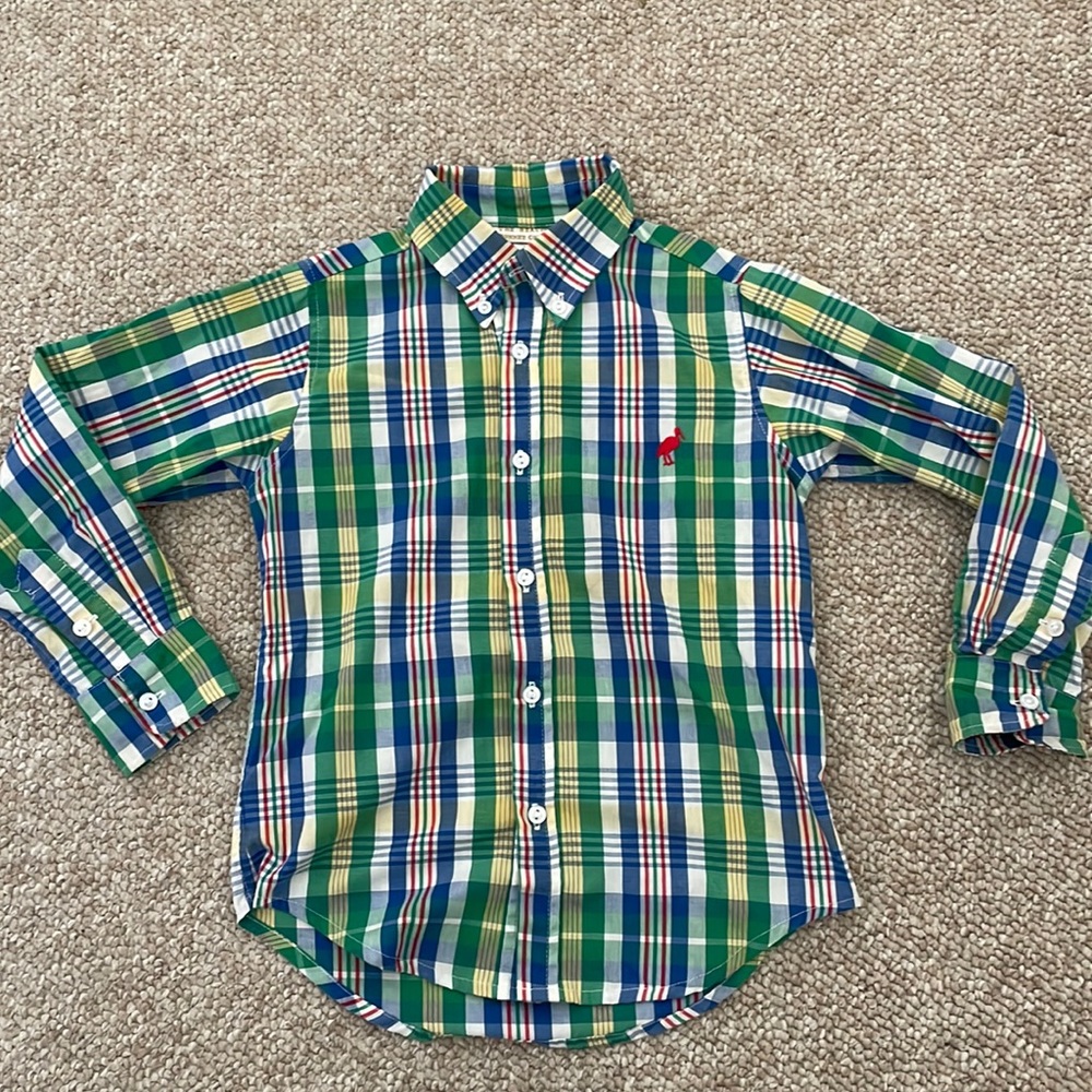 Beaufort Bonnet boys button down shirt 6 like new